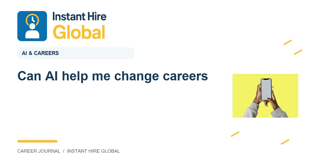 Can AI help me change careers?