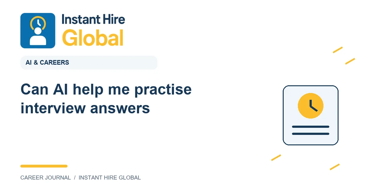 Can AI help me practise interview answers?